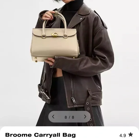 Coach Broome Carryall Bag in Brass/Ivory with Gold Hardware New with tags - Picture 7 of 15